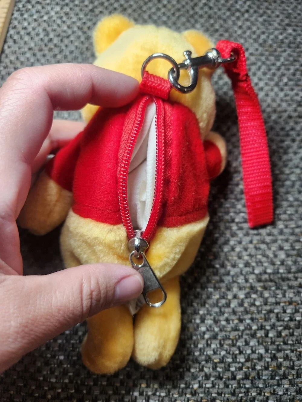 Vintage Disney Store Mini Bean Bag Plush Keychain